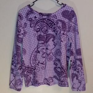 White Stag girls Size XL fleece long sleeve shirt